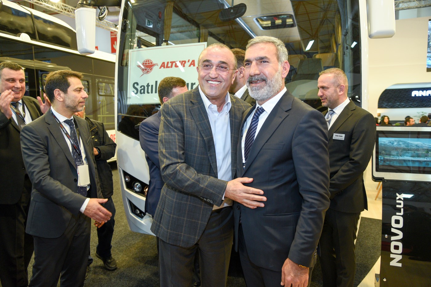 Business people at Busworld Turkey