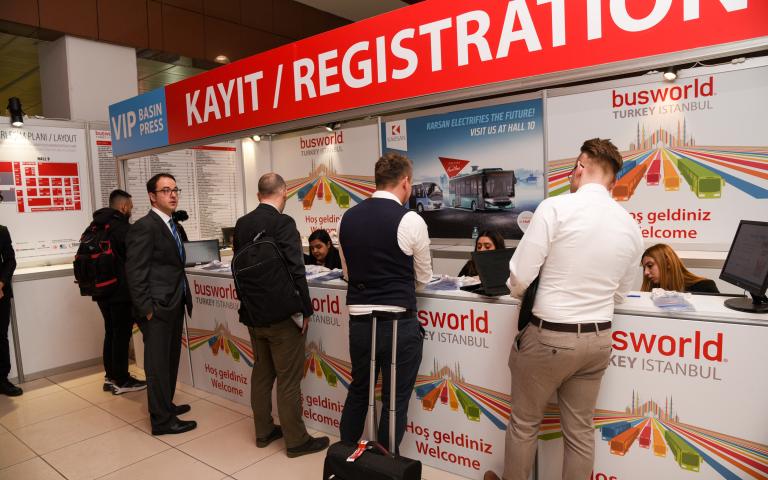 Busworld Turkey visitor registration